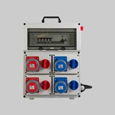 QUADRO DI DISTRIBUZIONE 220-380 C/PULSANTE DI EMERGENZA cm 33.5x13x43.5h