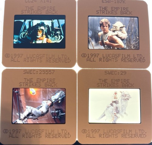 4- Star Wars Das Imperium schlägt zurück Film 1997 35mm Presse Dias Luke Skywalker