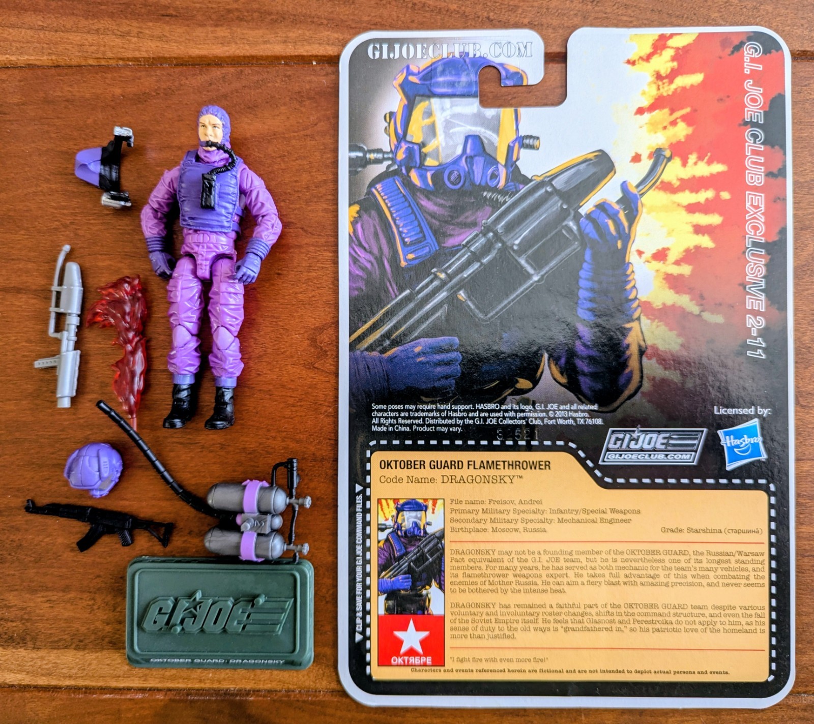 GI JOE Cobra NM/M Dragonsky Oktober Guard Club FSS 2014 Complete Exclusive