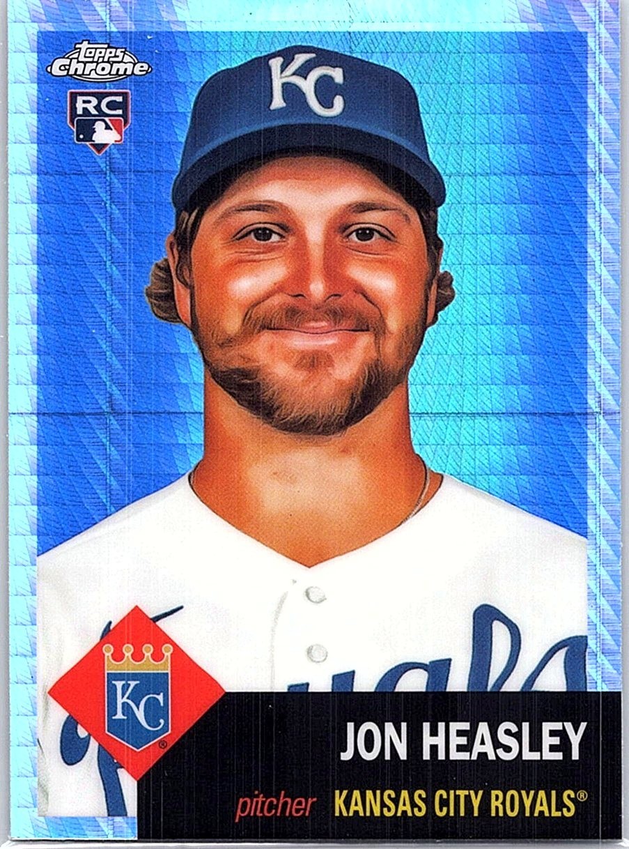 2022 Topps Chrome Platinum Anniversary - Jon Heasley #266 Prism Refractor (RC)