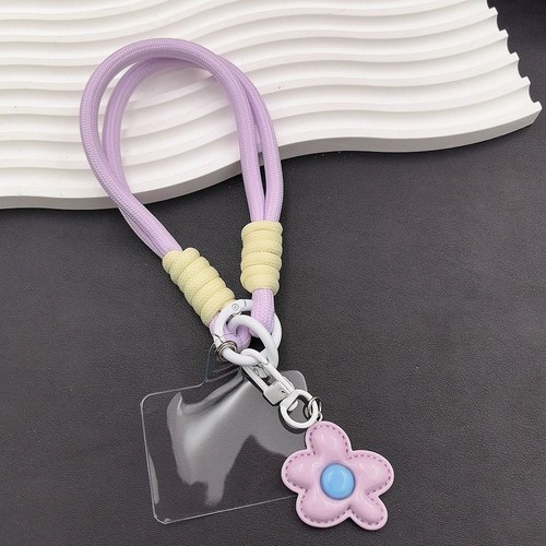 Handmade Leather Flower Strap Phone Accessories Phone Wrist Straps - Photo 8 sur 18