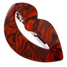 Camila Paris CP2970 French Hair Barrette Clip 1 Count Pack of 1 , Red 3.5"