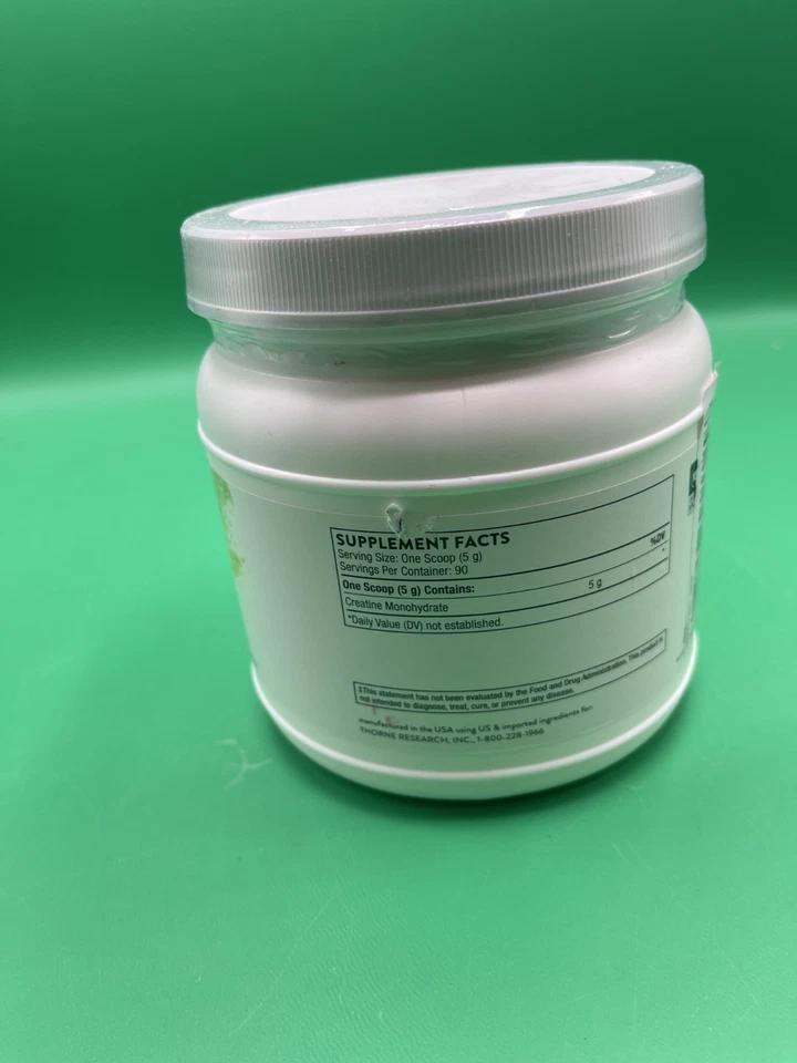 Thorne Research Creatina Certificado NSF 16 Oz, Novo, Selado, Expira: 25/05 - Imagem 3 de 4
