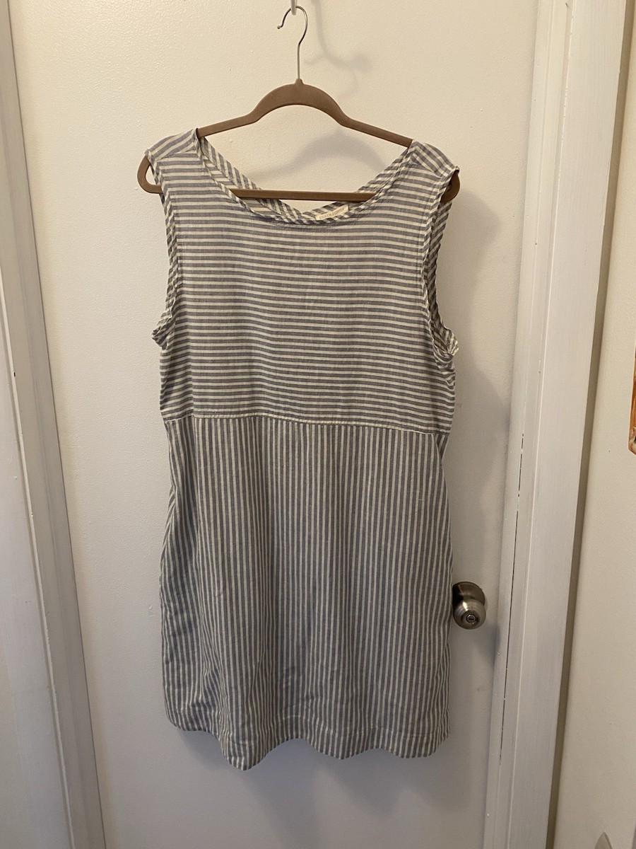 eileen fisher hemp cotton dress Organic Cotton Hemp Melange Dress Eileen Fisher Renew