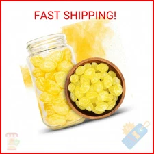 NY Spice Shop Sanded Lemon Drops - 1 Pound Lemon Hard Candy - Old Fashioned Cand