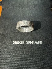 Serge Denimes 925 Silver snake ring