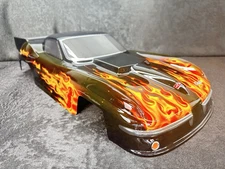 CUSTOM PAINTED RC DRAG BODY NO PREP LOSI 22S AE DR10 TRAXXAS SLASH 1963 STINGRAY