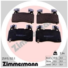 Zimmermann Bremsbelagsatz Bremsklötze vorne 92244289 23441307 | 432301