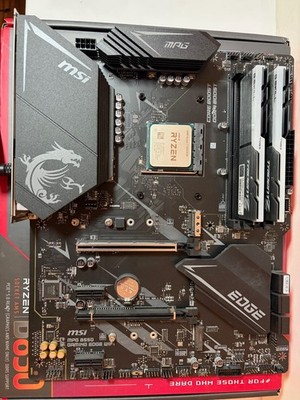 MSI MPG B550 Gaming Edge WiFi + AMD Ryzen 7 5800X3D + G.Skill Trident Z RGB 32GB