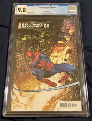 ULTIMATE SPIDER-MAN #2 CGC 9.8  1:25 Ruan Variant   New Peter & MJ Family L@@K