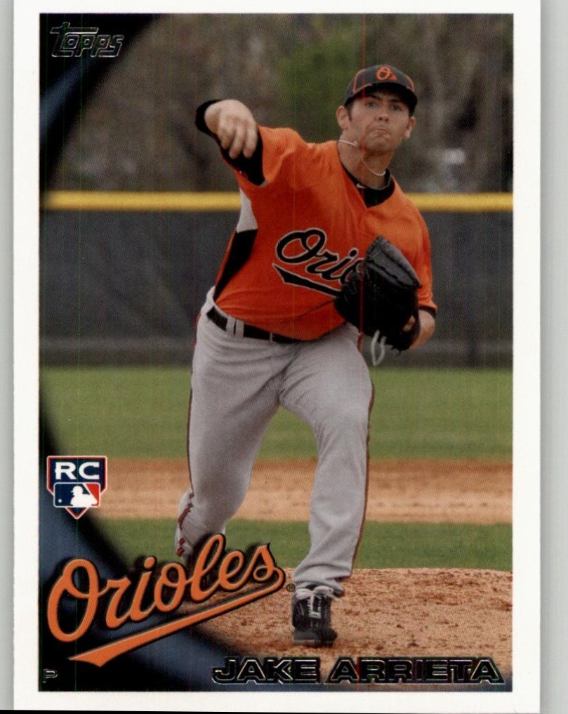 2010 Topps Update Jake Arrieta Rookie #US-251 RC Baltimore Orioles