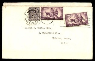 Mayfairstamps Ireland 1960 to Webster MA Cover cca_77635