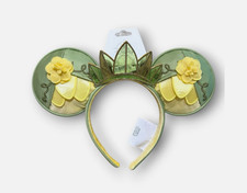 Genuino 2026 Disney Tiana Oreja Diadema La Princesa y la Rana Vestido Orejas