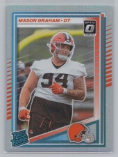 Mason Graham Rookie 2025 Donruss Optic Holo Cleveland Browns