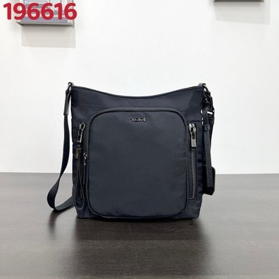 Tumi Voyageur Tyler Crossbody 196616 Black ZIP Nylon Bag - Travel Shoulder Bag