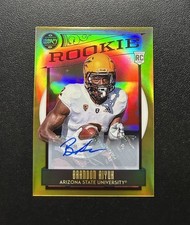 2020 Panini Legacy Brandon Aiyuk Gold Rookie Premium Penmanship Auto 15/25 #154