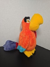 Authentic Disney Store Exclusive Aladdin Lago Parrot Bird Plush 9  Stuffed