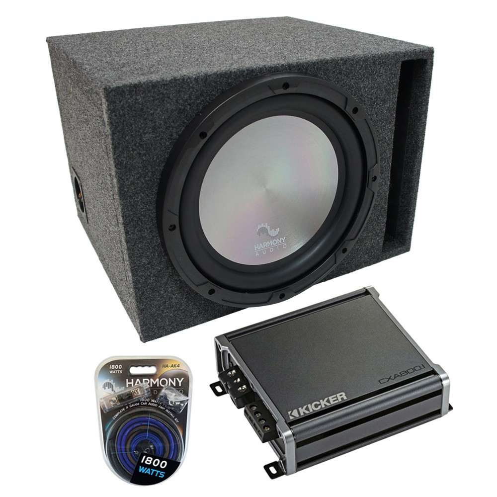 Universal Car Stereo Vented Port Single 15" Harmony Audio A152 Sub Box & CXA8001
