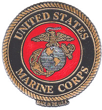 MARINE CORPS USMC EGA MILITARY LOGO 2.5" FRIDGE MAGNET MADE IN USA