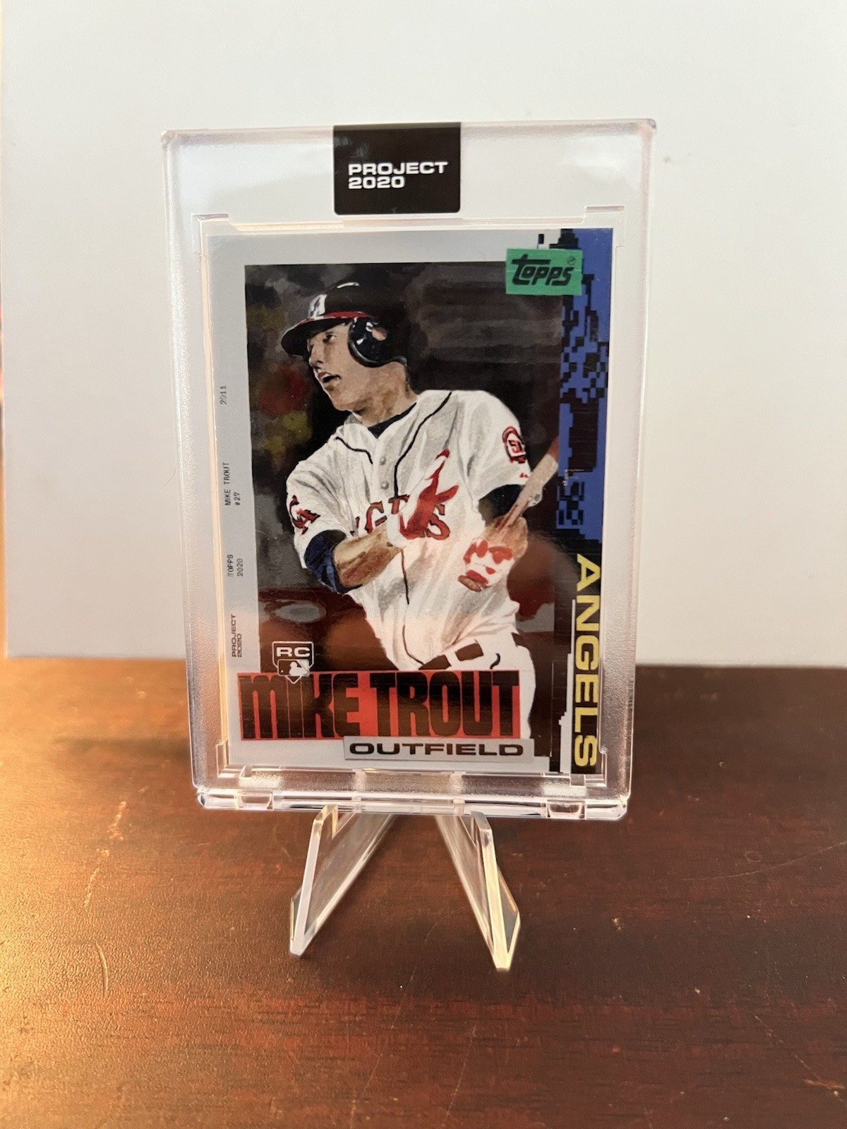 2020 Topps Project 2020 2011 Topps Update /33818 Mike Trout Jacob Rochester #85