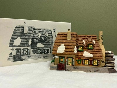 Department 56 Lighted Christmas Village Bob Cratchit Tiny Tim Ceramic Plug-In