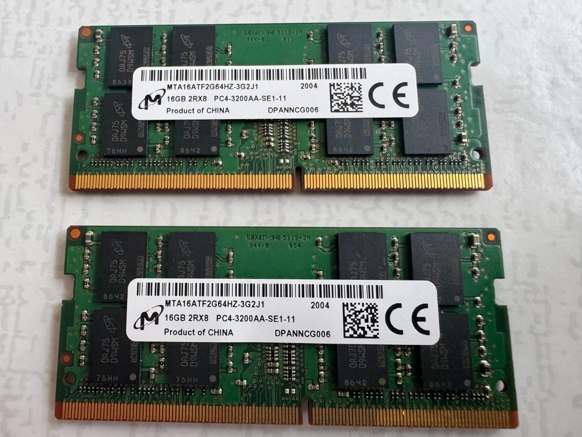 Computer RAM 16 GB Capacity per Module 2 Modules for sale | eBay UK
