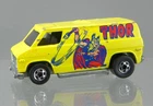 Vintage 1974 Hot Wheels Diecast 1/64 Marvel Comics Hero THOR Yellow Super Van HK