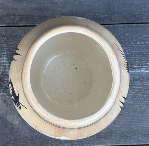 Vaso vintage in ceramica Binishtaa Navajo firmato 6" - Foto 4 di 7