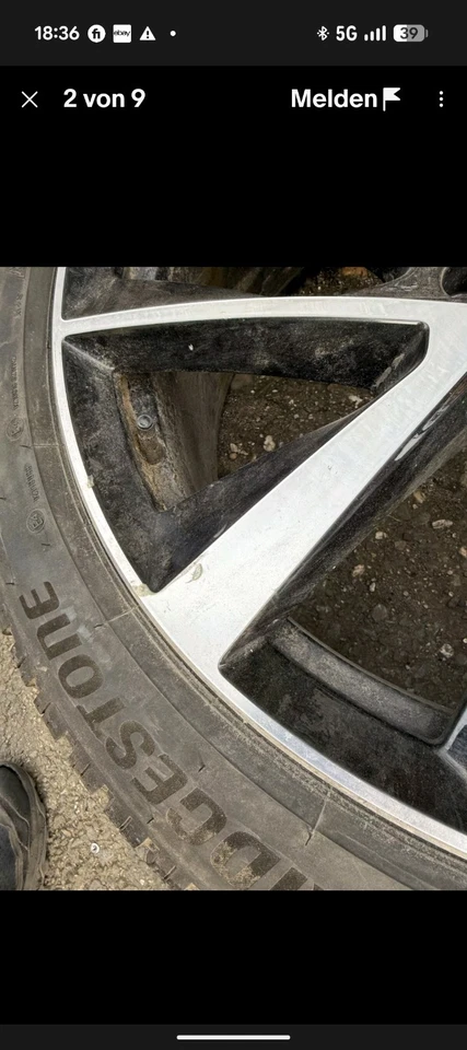 Original Alufelge Volvo XC90 Original 9Jx21 ET38,5 Felge Rim  1x - Bild 4 von 4