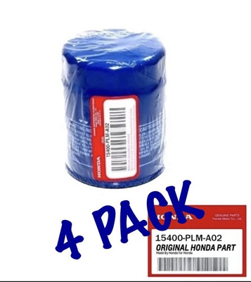 #ad HONDA Genuine Oil Filters w Drain Plug Washer 15400 PLM A02 *4 PACK* $38.00