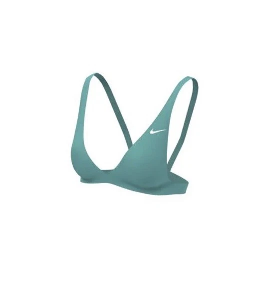 Nike NUEVO CON ETIQUETAS, parte superior e inferior de bikini bralette esencial turquesa para mujer 2 piezas, talla L, Foto 3 de 4