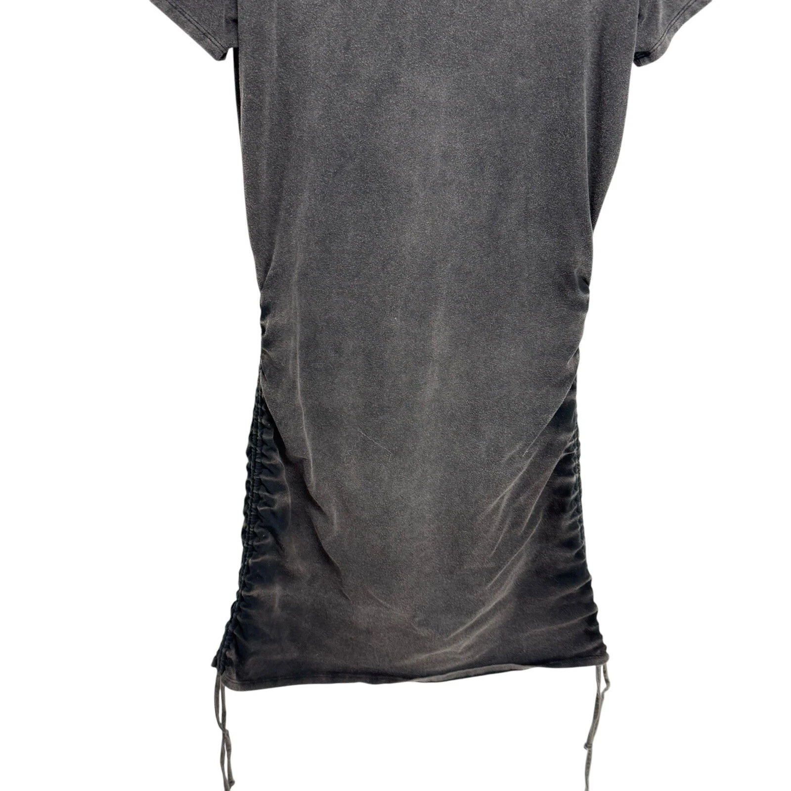 UNDERCOVER Abito ROSA Victorias Secret increspato manica corta girocollo mini maglietta taglia L