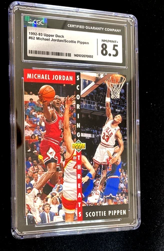 1992-93 Upper Deck - Michael Jordan, Scottie Pippen #62 CGC 8.5