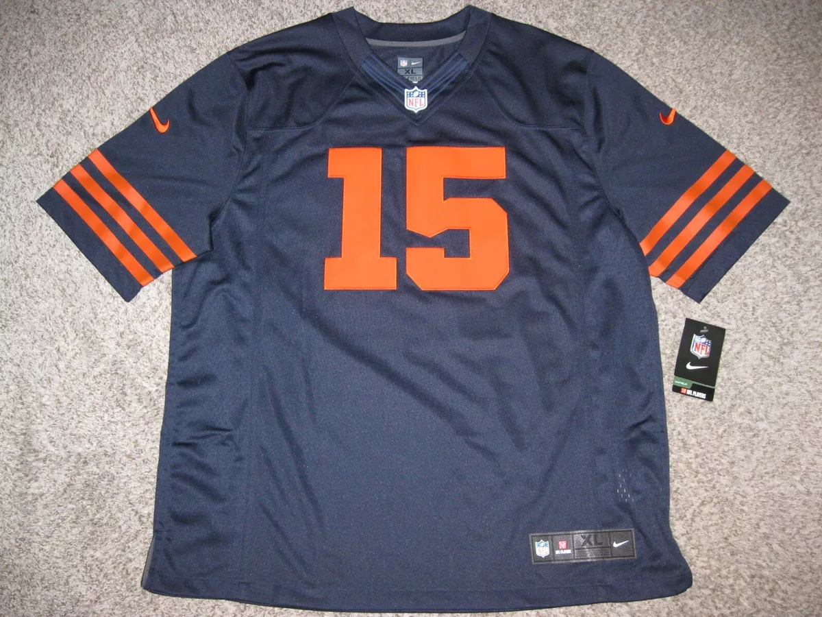 Brandon Marshall Chicago Bears Mens Navy Blue Throwback Nike Limited Jersey