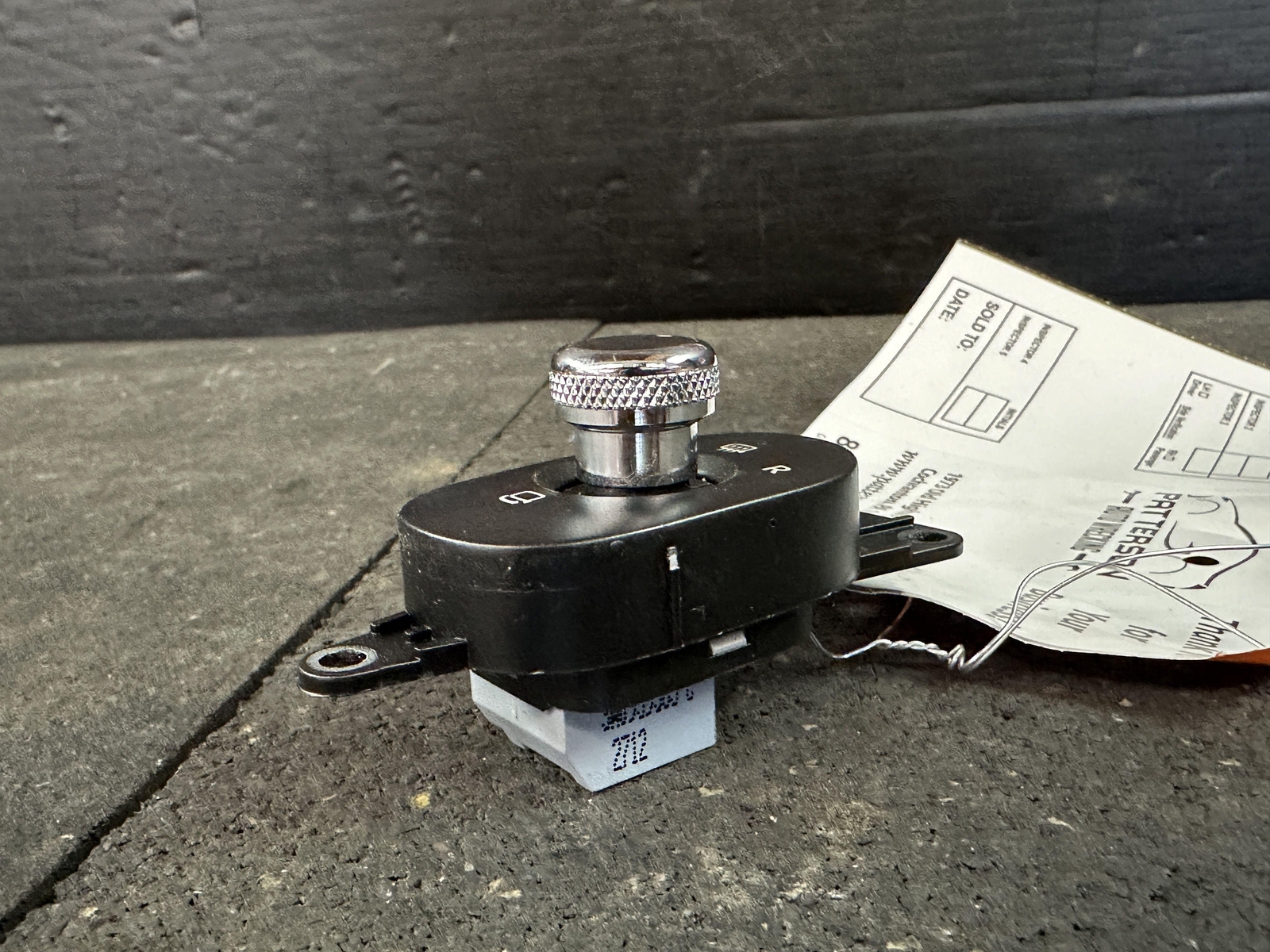 12-17 BENTLEY CONTINENTAL GT SIDE VIEW MIRROR SWITCH CONTROL KNOB