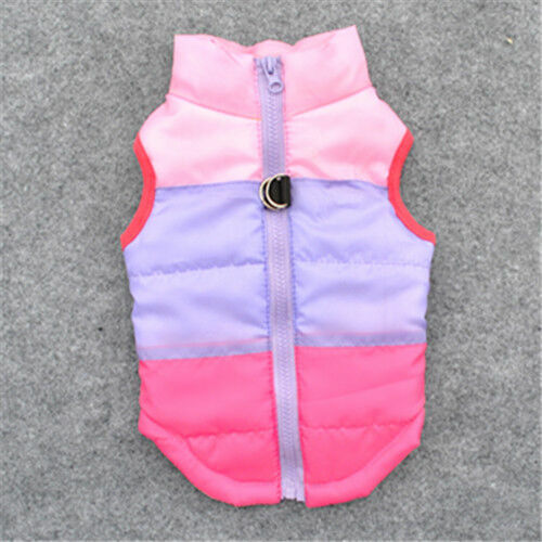 Winter Pet Vest Warm Puppy Dog Jacket Waterproof Clothes Small/Large Padded Coat - Picture 13 of 55