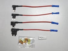 16 Pack 4 Types Car Fuse Tap,Professional 12V Add a Circuit Fuse Tap Kit - Stand