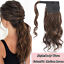 thumbnail 28 - Clip In Ponytail 100% Remy Human Hair Extension Wrap Straight Medium Brown 22&#034;