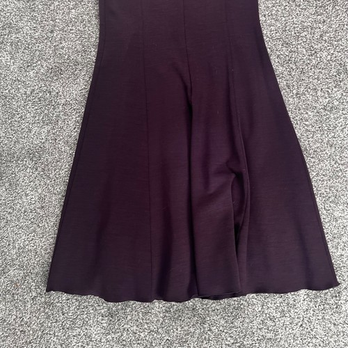 Joseph Damen A-Linie Schurwolle Kleid Größe 10 UK 6 US M Burgunderrot Freizeit Büro - Bild 12 von 13