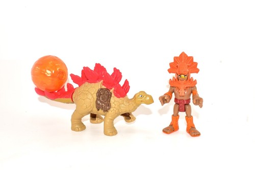 2015 FISHER - PRICE IMAGINEXT STEGOSAURUS ACTION FIGURE COMPLETE - Picture 2 of 10