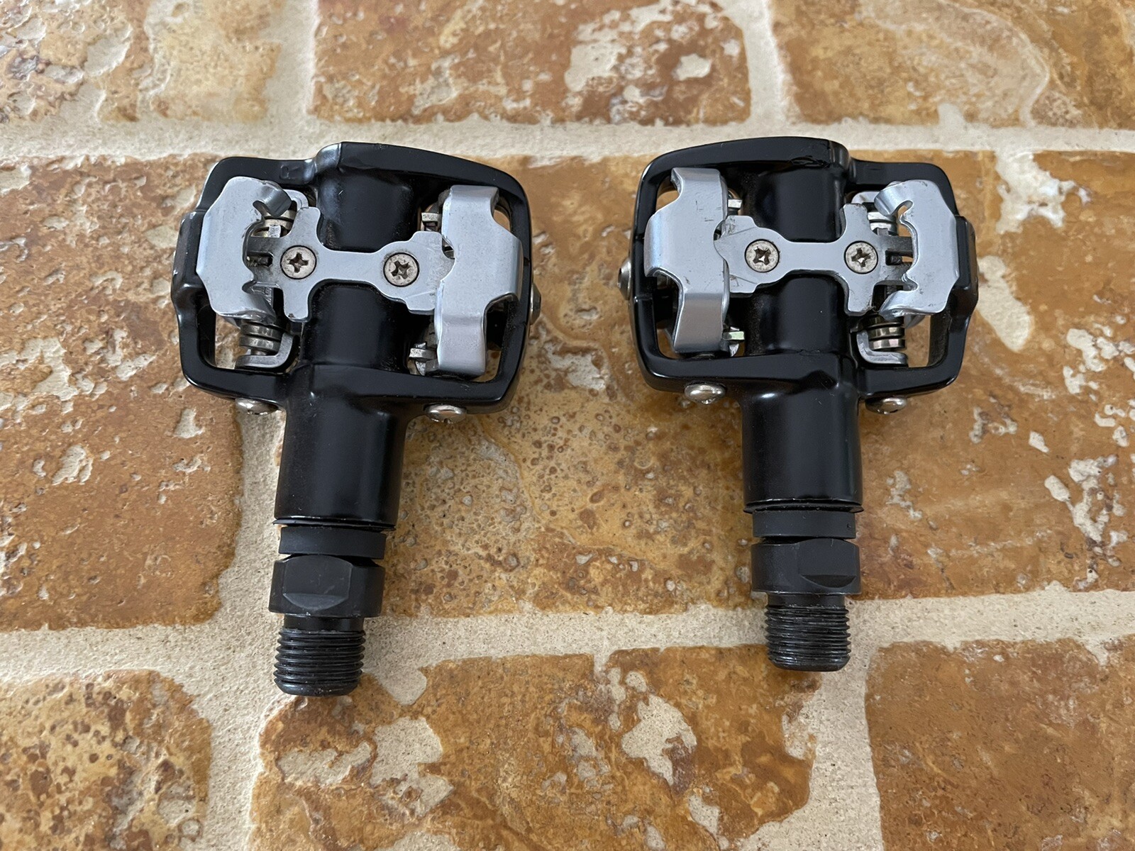 Ascent MTB Clipless Dual Sided Bicycle Pedals Black Light Weight 9/16&rdquo;