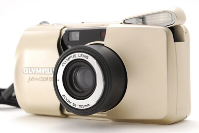 Near MINT w/Strap ] Olympus mju Zoom 105 Point & Shoot 35mm