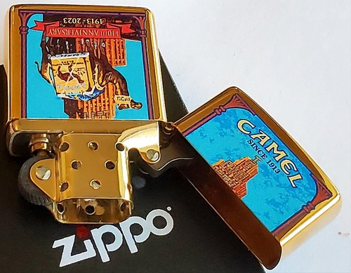Zippo CAMEL 110th Anniversary CZ 1039 LIMITED EDITION HP BRASS only 110 made RJR - Picture 4 of 12