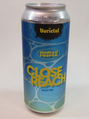 Craft BEER Empty Can ~VARIETAL + HUMAN PEOPLE Close Reach IPA ~ WASHINGTON