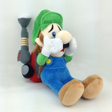Luigi's Mansion 2 Luigi Super Mario Juguete de Peluche Aspiradora de Peluche 9"