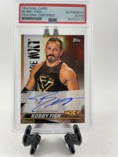 WWE 2021 Topps We Are NXT Bobby Fish Autograph #'d Card Signed PSA DNA