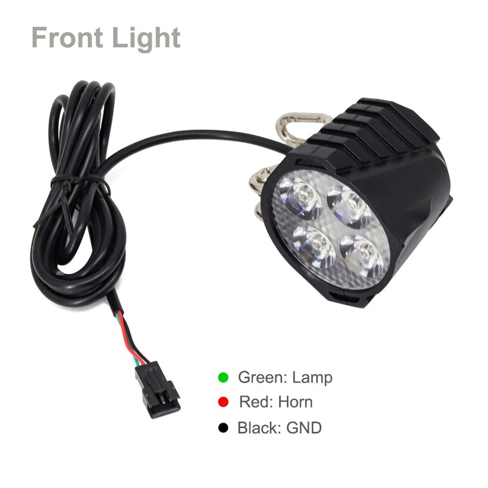 Ebike Electric Bicycle LED Headlights Front/Tail Light Switch Button