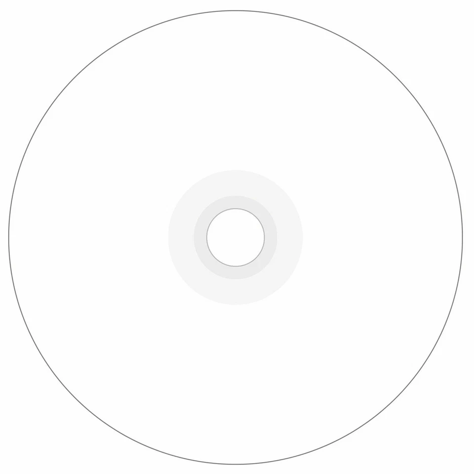 100 Taiyo Yuden JVC CMC PRO PRINTABLE Blank CD-R 48x 52X 80min CD discs 52032 - Image 2 of 3