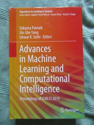 Advances in Machine Learning and Computational Intelligence: Proceedings of ICML