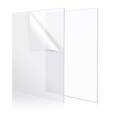 8'' X 12'' Clear Acrylic Sheet Plexiglass Plastic Sheet for Crafts Transparent Acr
